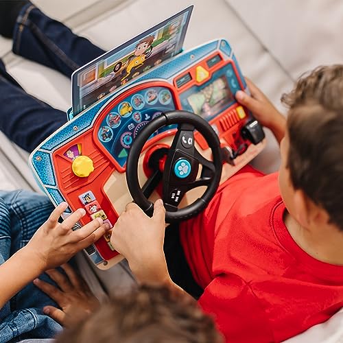 Melissa & Doug PAW Patrol Rescue Mission Wooden Dashboard - Activity Board, Toddler Sensory Toys, Pretend Play Driving Toy For Kids Ages 3+