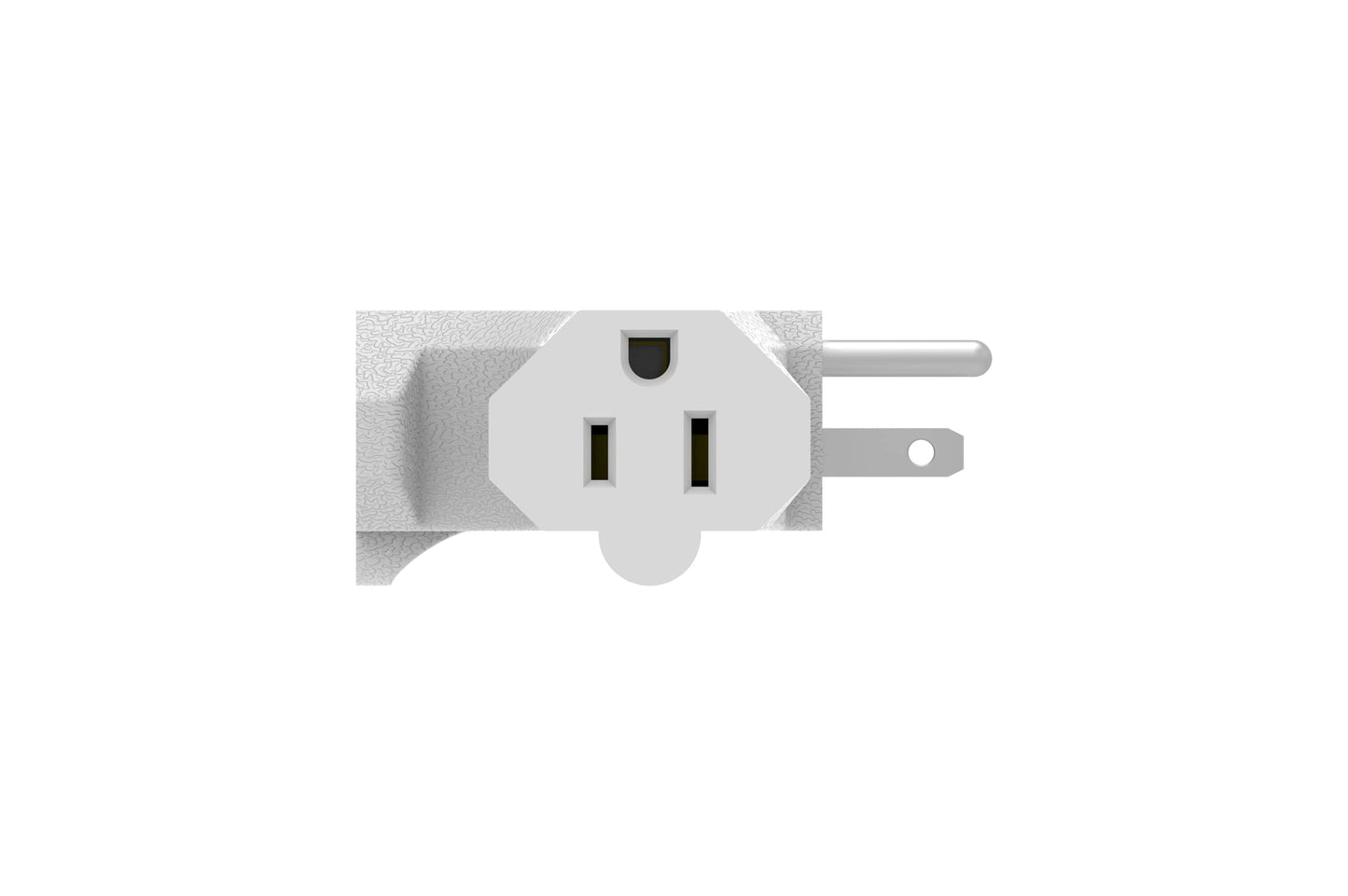 Three Plug Outlet Adapter, UL Listed, 4-Pack