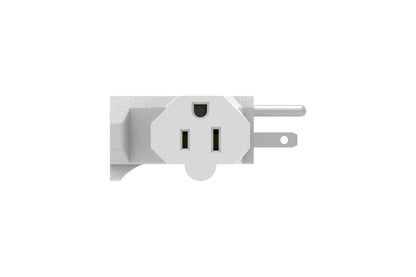 Three Plug Outlet Adapter, UL Listed, 4-Pack