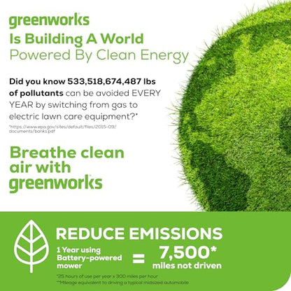 Greenworks 40V 21" Brushless Cordless (Self-Propelled) Lawn Mower