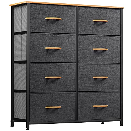 8 Drawer Fabric Dresser Storage Tower Organizer Unit