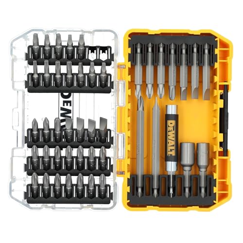 45 Piece DEWALT Screwdriver Bit Set with Case