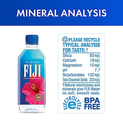 FIJI Natural Artesian Water 500mL Pack of 24