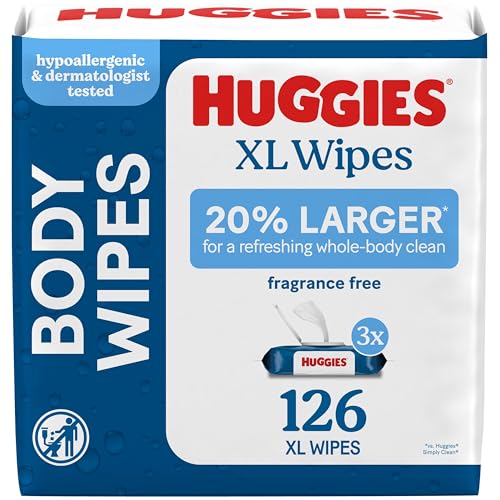 378 Count Huggies Unscented Baby Wipes