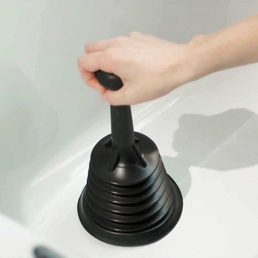 Plumb Craft Mini Powerful Home Plunger, Black