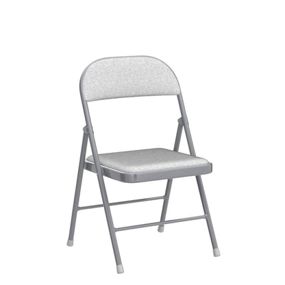 COSCO SmartFold® Fabric Folding Chair, 4-Pack, Gray