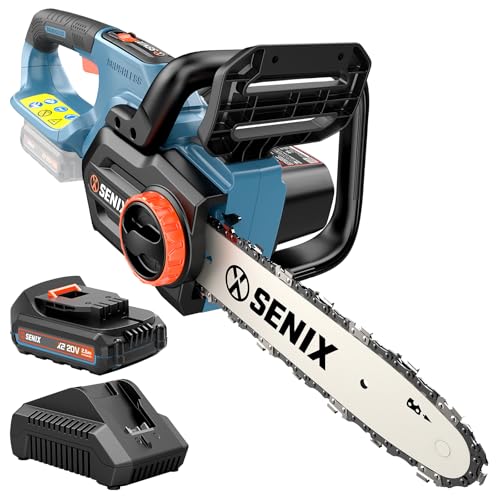 SENIX 20V Cordless 10" Brushless Chainsaw Kit