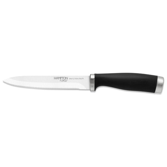 Hampton Forge Epicure–5" SerratedUtility Knife–Black