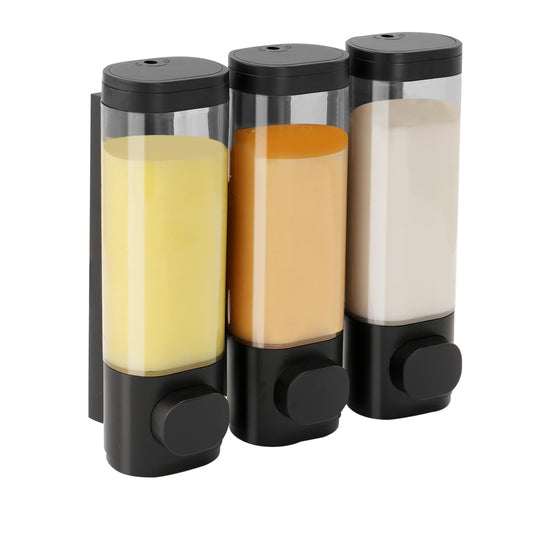 Wall Mounted Shampoo and Conditioner Dispenser