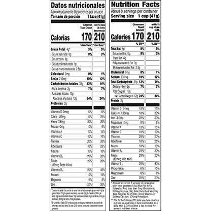 Original Cinnamon Toast Crunch Breakfast Cereal, 12 OZ Cereal Box