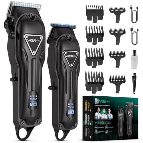 Electric Hair Clippers Cordless Trimmer Set for Men