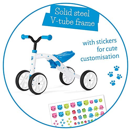 Chillafish Quadie 4-Wheel Ride-On for Ages 1-3