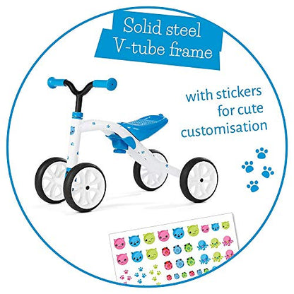 Chillafish Quadie 4-Wheel Ride-On for Ages 1-3