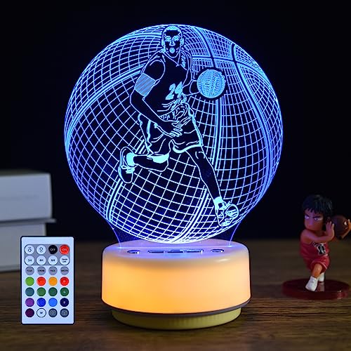 Basketball LED Night Light with Remote Timer