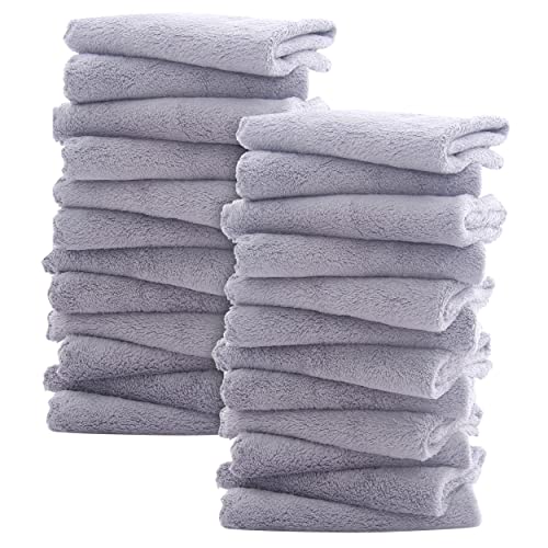 24 Pack Ultra Soft Baby Washcloths Sensitive Skin
