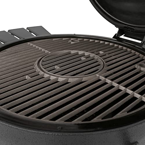 Char-Griller® AKORN® Kamado Charcoal Grill and Smoker with Cast Iron Grates, Warming Rack and Locking Lid with 445 Cooking Square Inches in Graphite, Model E16620