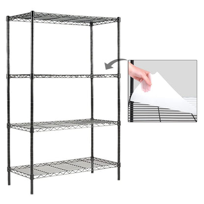 Catalina Creations 4-Shelf [Shelving] [Unit] with Shelf Liners Set of 4, Steel Wire Shelves and Adjustable Storage [Rack] for Kitchen and Garage (35.5W [X] 15.8D [X] 54H)