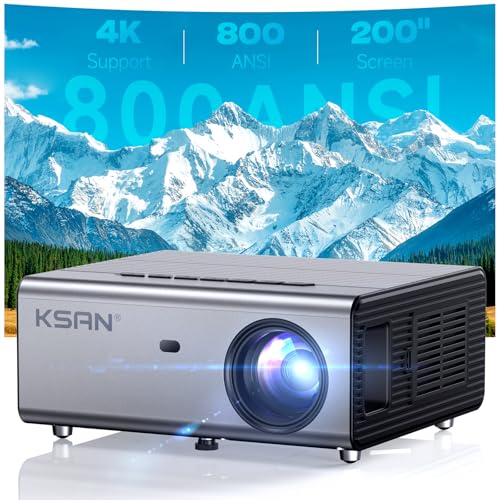 800 ANSI WiFi Projector with Speaker