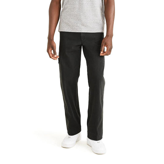 Dockers Men's Go-to Cargo Straight Fit Smart 360 Flex Pants (Standard and Big & Tall), Steelhead, 30W x 30L