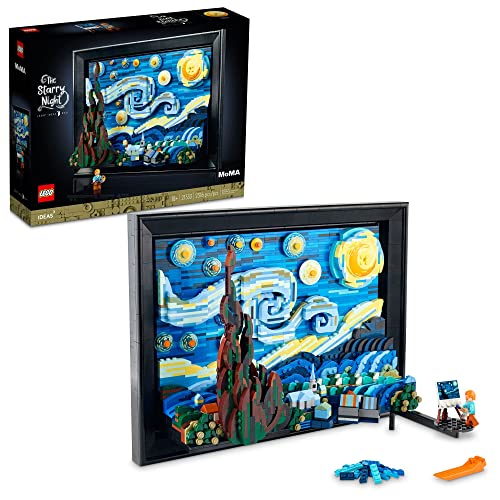 LEGO Ideas Vincent Van Gogh Starry Night Building Set