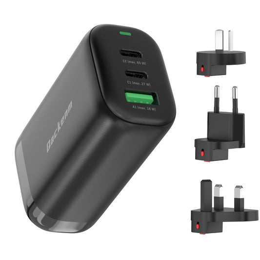 65W USB C Charger Block with 3 Ports