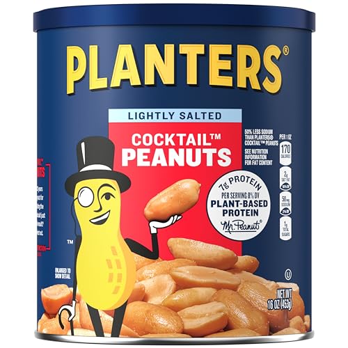 PLANTERS Lightly Salted Dry Roasted Peanuts 16 Oz Jar