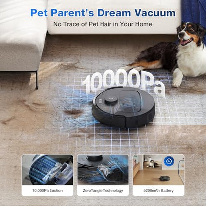 ECOVACS Robot Vacuum and Mop with 10000Pa Suction