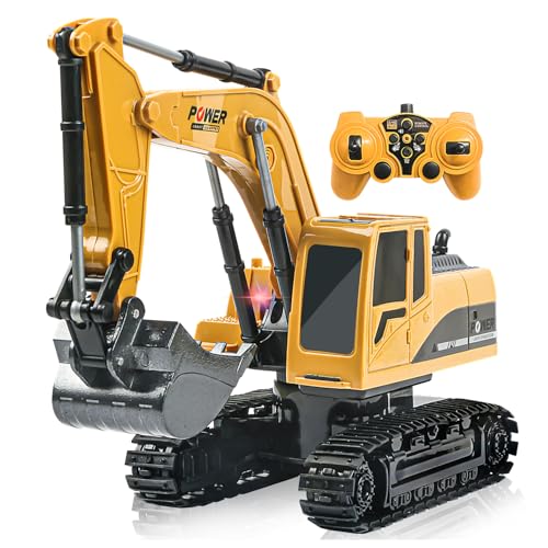 Remote Control Excavator Toy with Metal Shovel