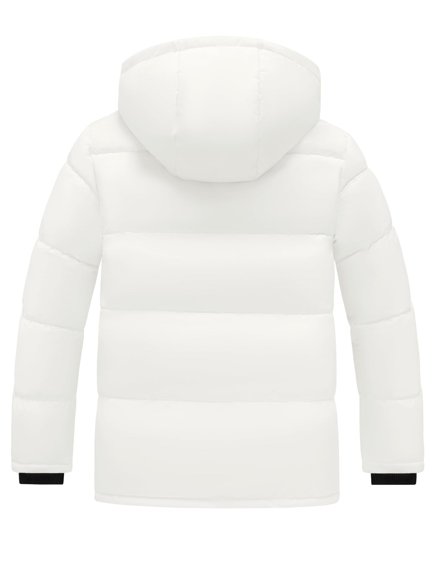 Men's Winter Puffer Jacket with Detachable Hood