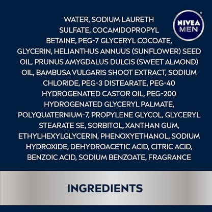 NIVEA MEN Sensitive Body Wash with Bamboo Extract