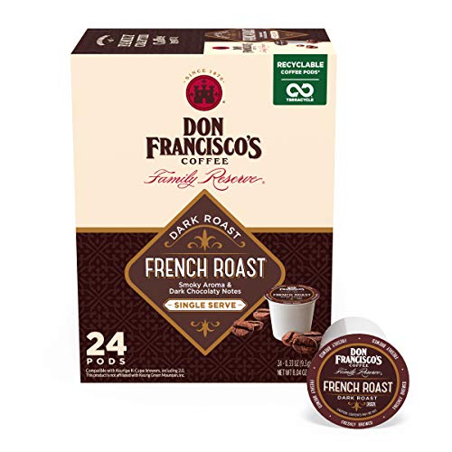 24 Count Don Francisco's French Dark Roast Coffee Pods