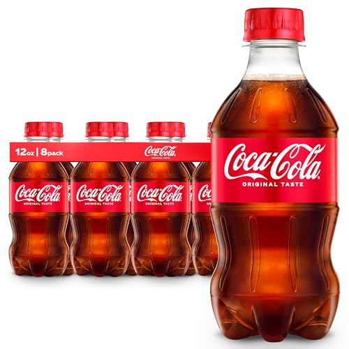 8 Pack Coca-Cola 12 fl oz Soda Bottles