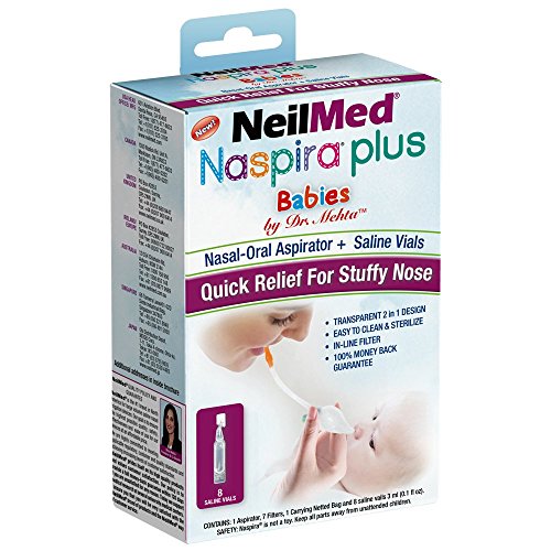 NeilMed Naspira Nasal Oral Aspirator, 1 Count