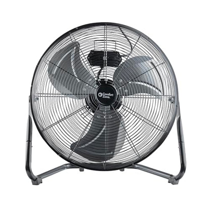 20" Heavy-Duty Industrial Floor Fan by Comfort Zone