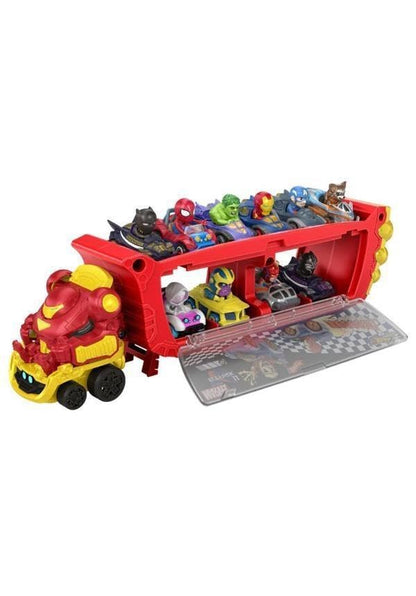 Hot Wheels Hulkbuster Hauler with 10 Vehicle Capacity