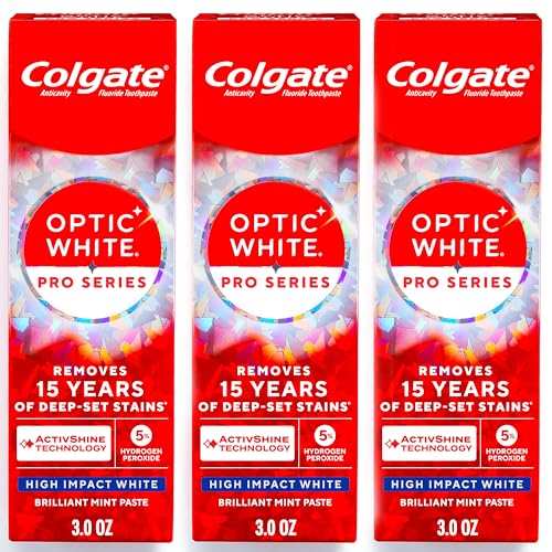 3 Pack Colgate Optic White Pro Series Toothpaste