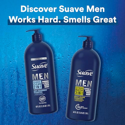 Suave Men 2-in-1 Anti-Dandruff Shampoo & Conditioner