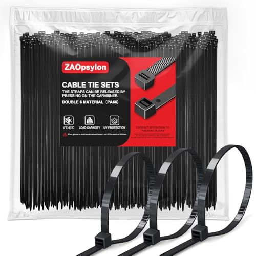 1300 Pack 12-Inch Heavy Duty Zip Ties