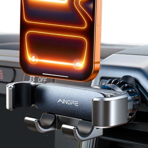AINOPE Slide Clamp Car Vent Phone Mount Holder