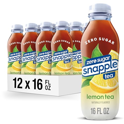 12 Pack Snapple Zero Sugar Lemon Iced Tea