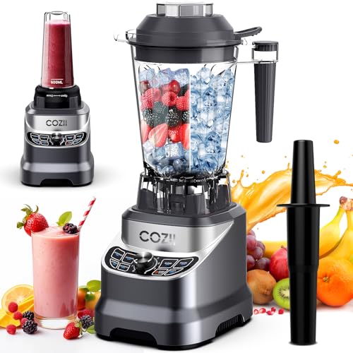 COZII 2000W High Speed Countertop Blender 64 Oz