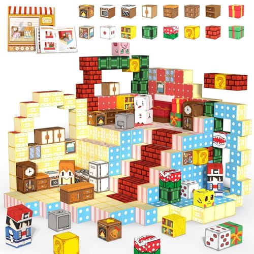 100 Pack Magnetic Building Blocks Montessori Kids Toy Set
