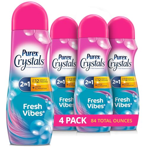 4 Pack Purex In-Wash Scent Booster Crystals