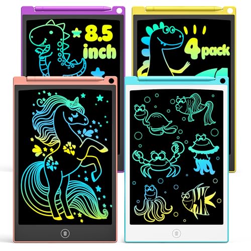 4 Pack 8.5-Inch LCD Writing Tablet Drawing Board