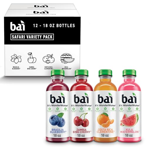 12 Pack Bai Antioxidant Infused Water Variety Bottles