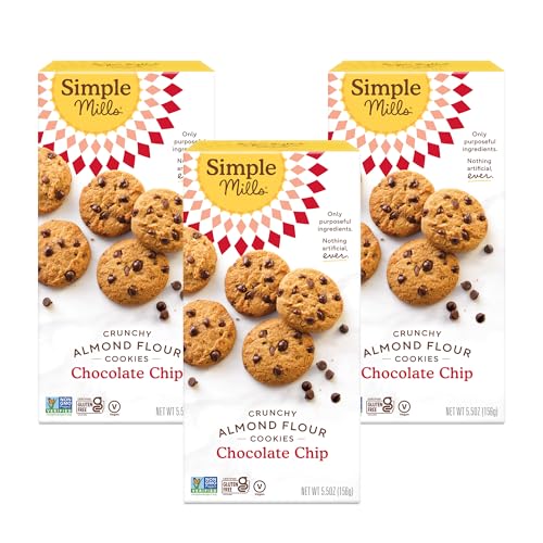 3 Pack Simple Mills Gluten Free Chocolate Chip Cookies
