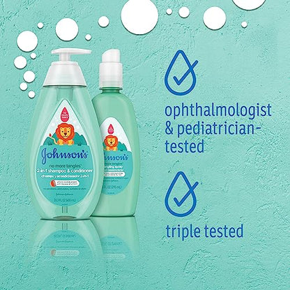 Johnson's No More Tangles Toddler & Kids Detangling Spray to Unlock Knots in Hair, Hypoallergenic & Paraben-Free, No More Tears Tear-Free Formula For Wet or Dry Hair, 10 fl. oz(Pack of 3)