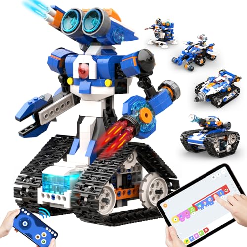 480 Piece STEM Robot Building Kit for Kids