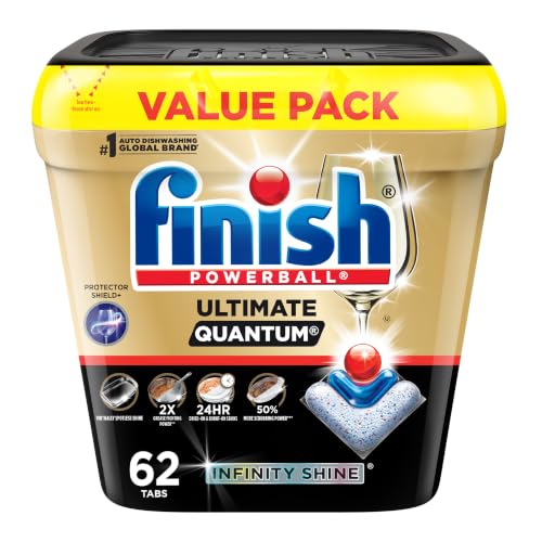 62 Count Finish Ultimate Quantum Dishwasher Pods