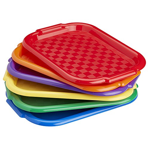 6 Pack ECR4Kids Art Trays Craft Organizer